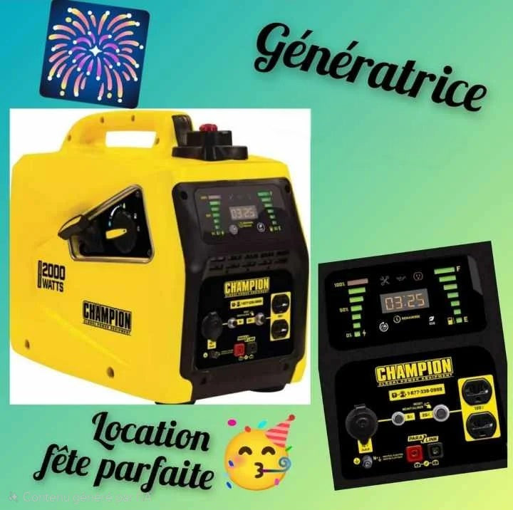 Génératrice 2000w