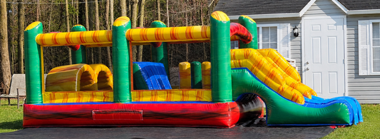 Course à obstacles marbrée