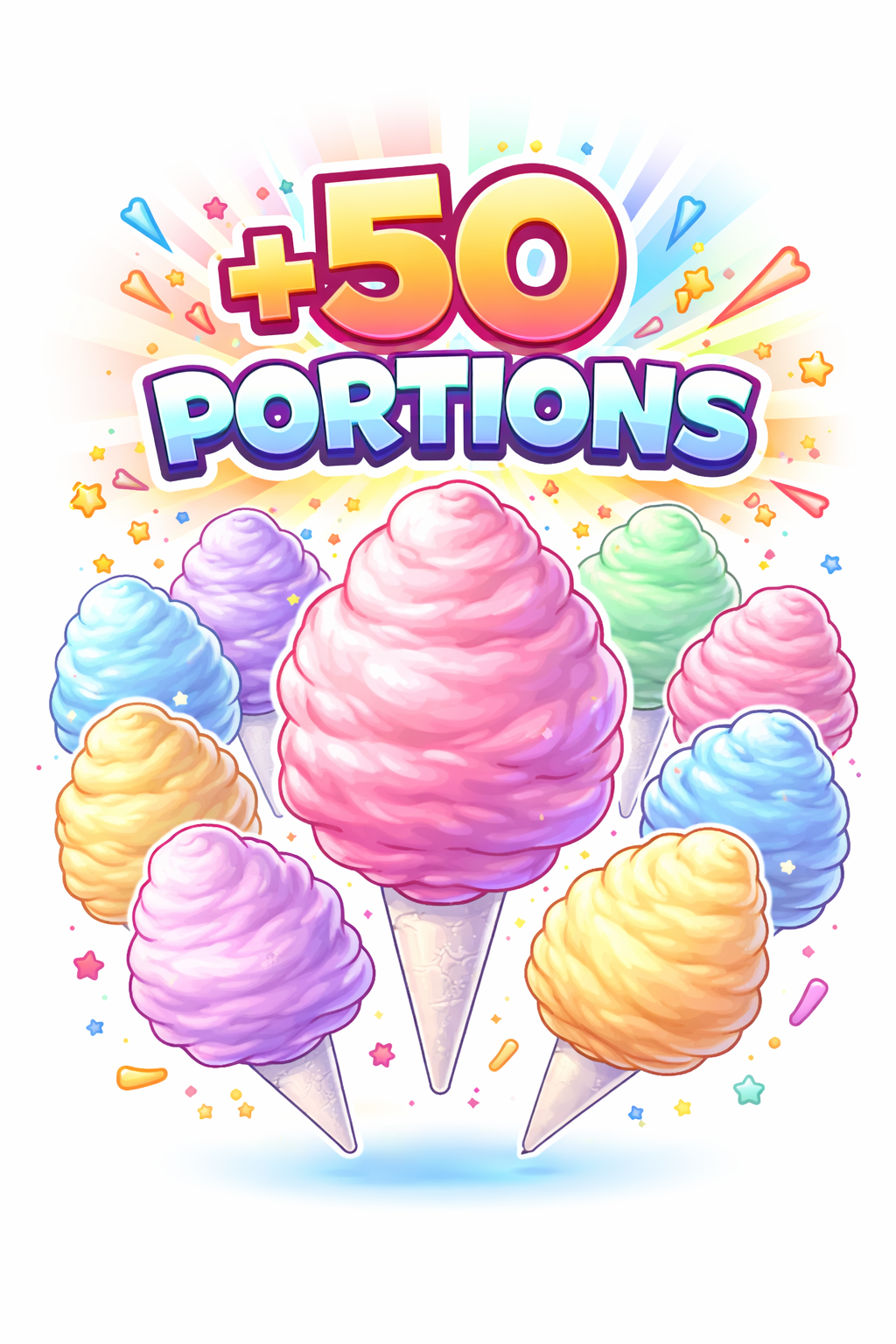 50 portions supplémentaires