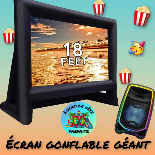 Cinéma gonflable géant