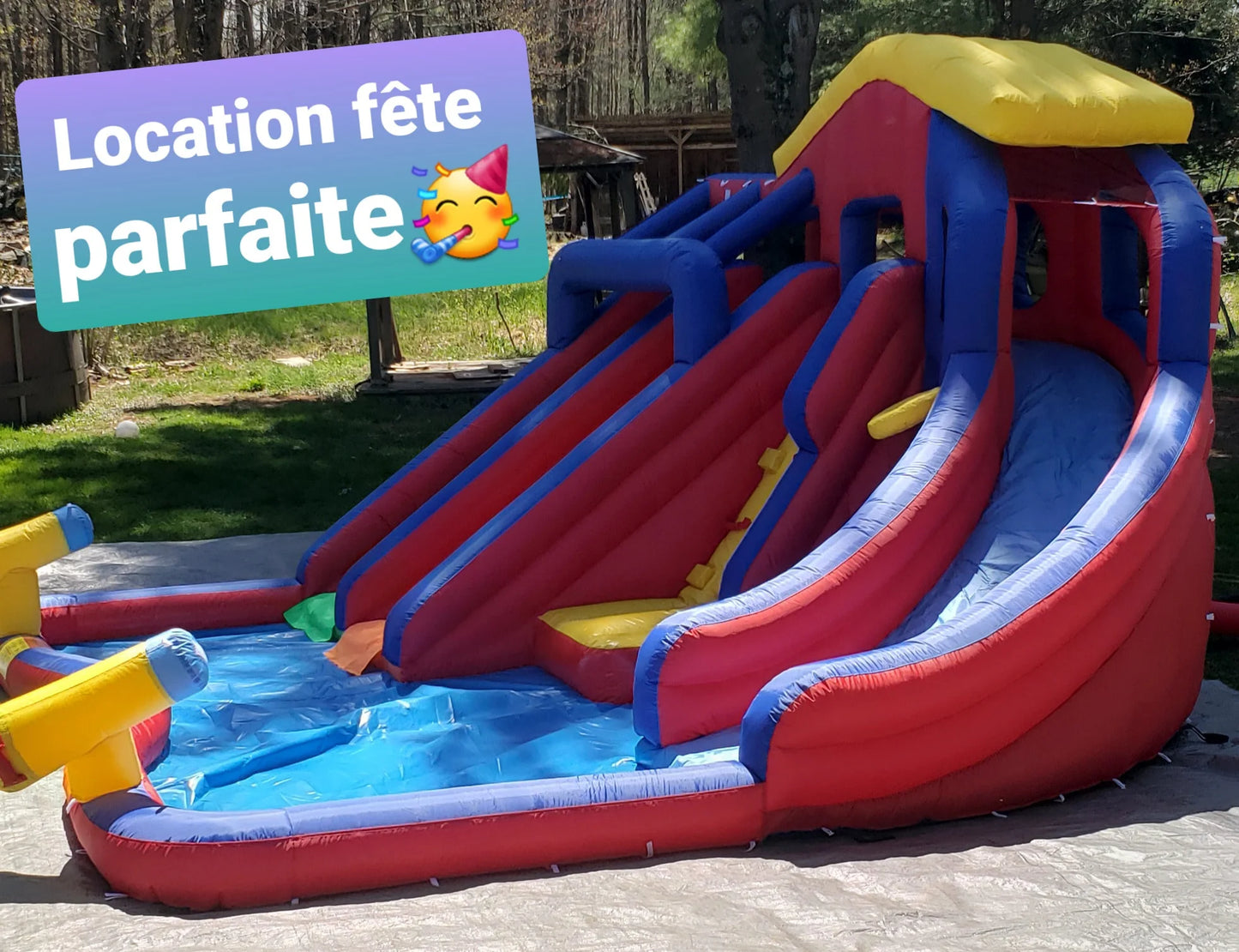 💦Triple glissade