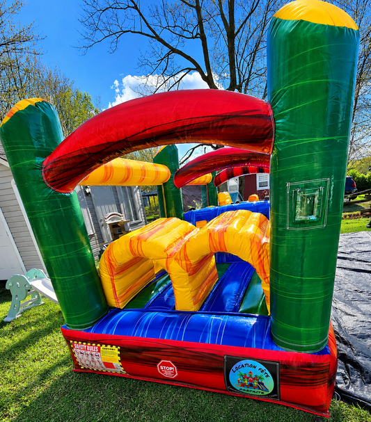 Course à obstacles marbrée